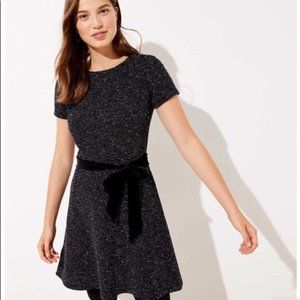 NWT Textured Velvet Belted Dress